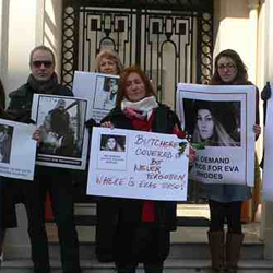 Vigil justice for Eva Rhodes London